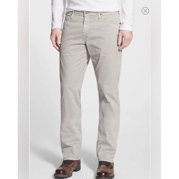 AG Adriano Goldschmied The Graduate Tailored Leg Chino Pants Men’s Size 33x32 - Picture 1 of 6